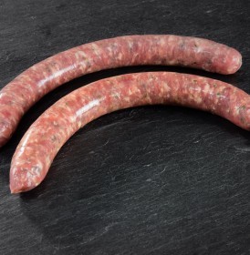 Fine saucisse aux herbes prix boucherie artisanale en ligne - livraison sous vide 24h